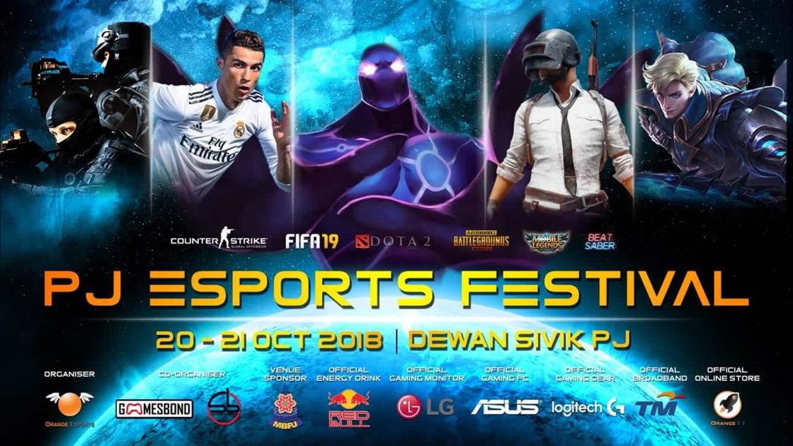 Banner PJ ESPORTS FESTIVAL 2018