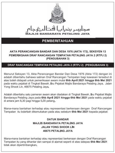 Notis Akhbar RTPJ2 P3 BM