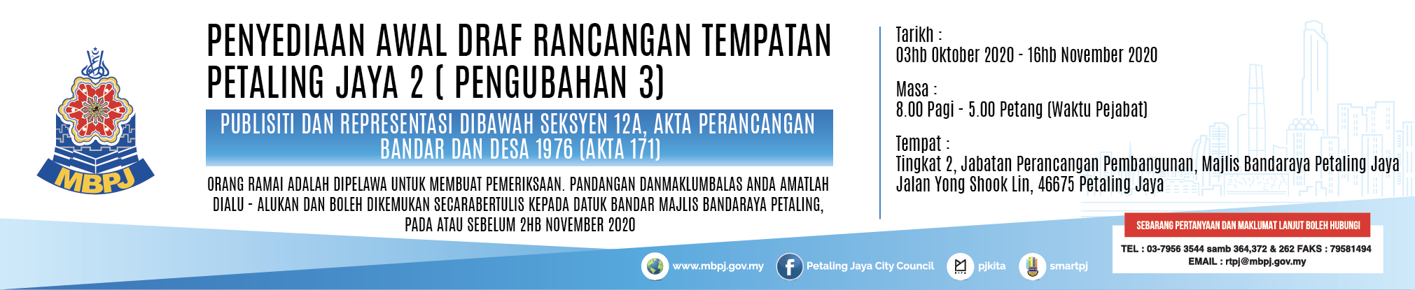 Portal Rasmi Majlis Bandaraya Petaling Jaya Mbpj