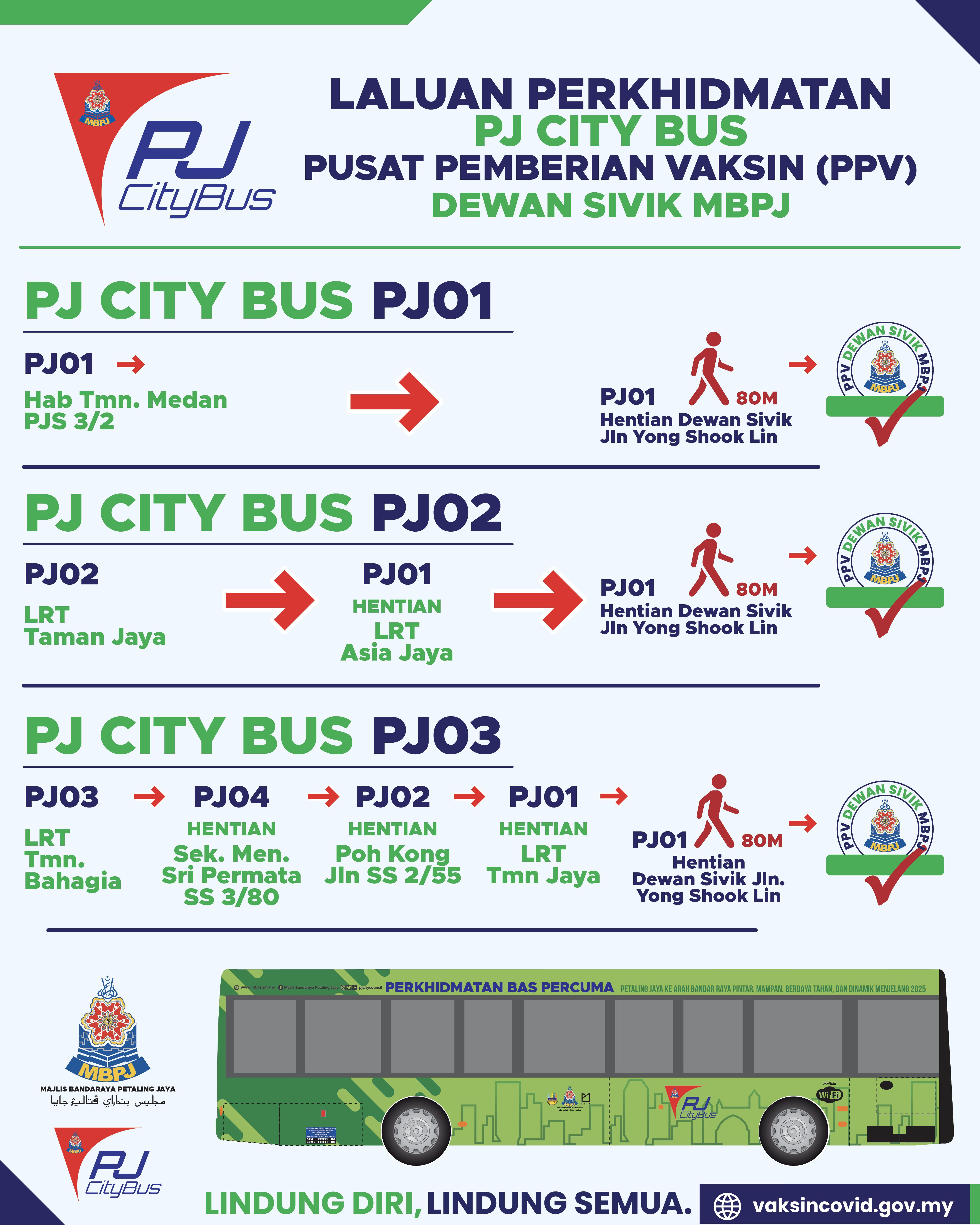 mbpj dewan sivik ppv shuttle bus