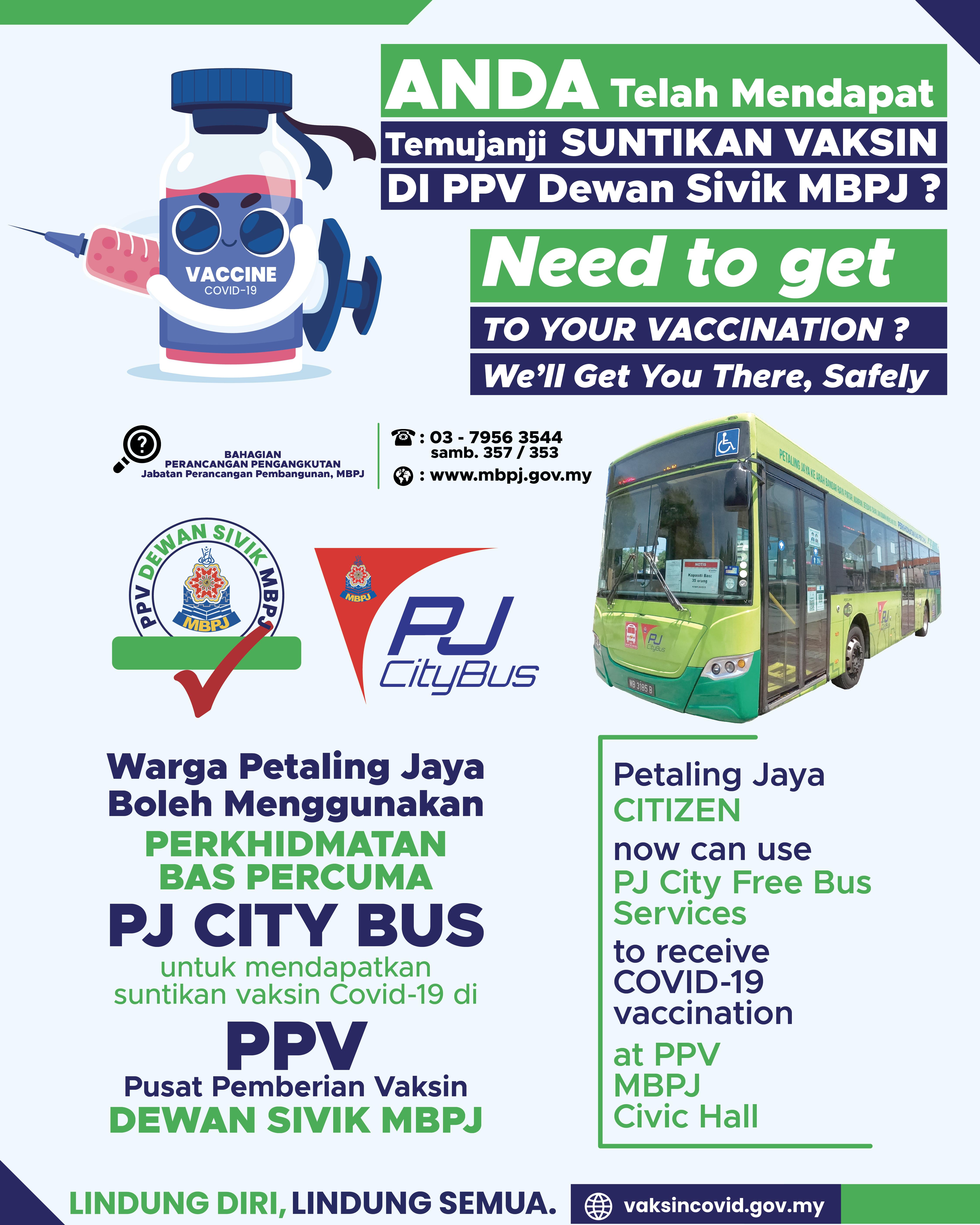 dewan sivik mbpj ppv shuttle bus