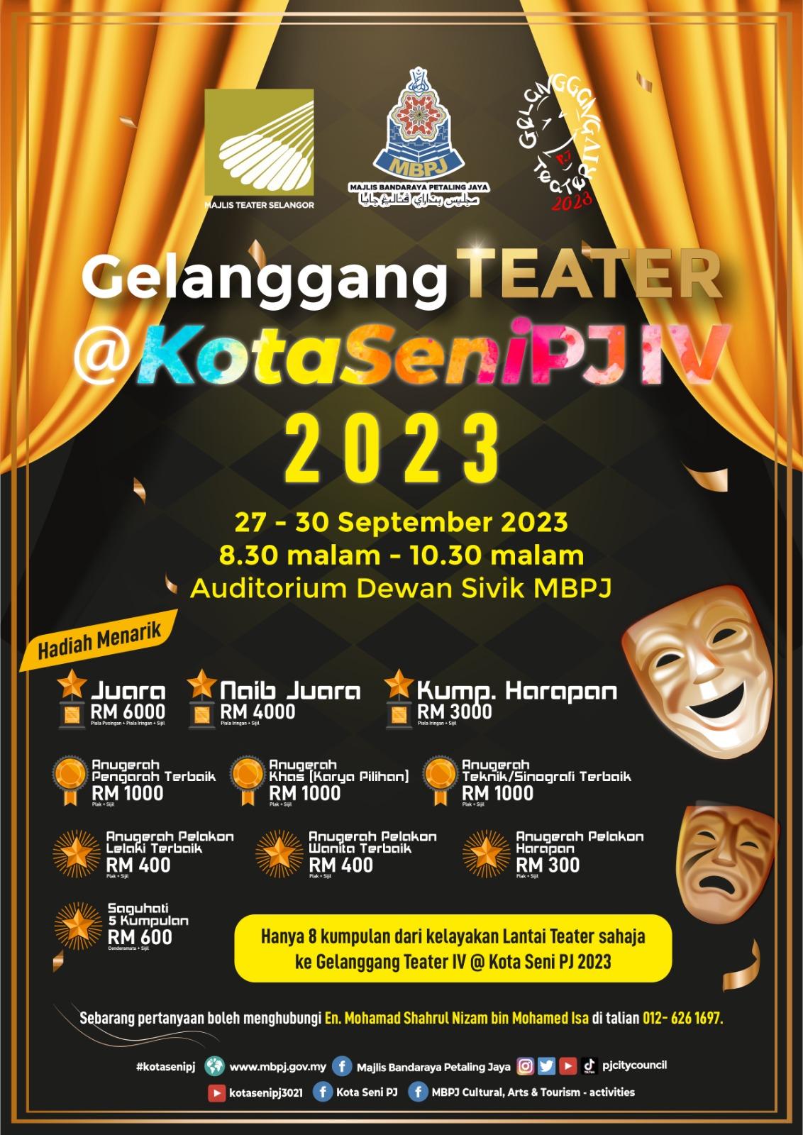 Poster Gelanggang Teater 2023