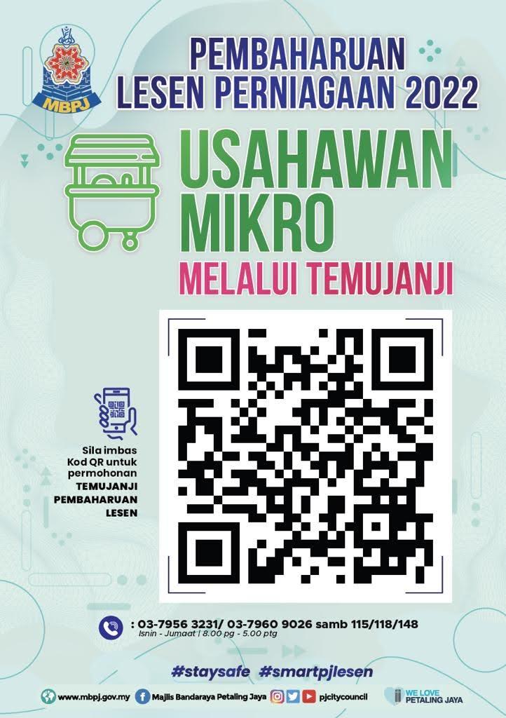 Poster Pembaharuan Lesen Usahawan Mikro 