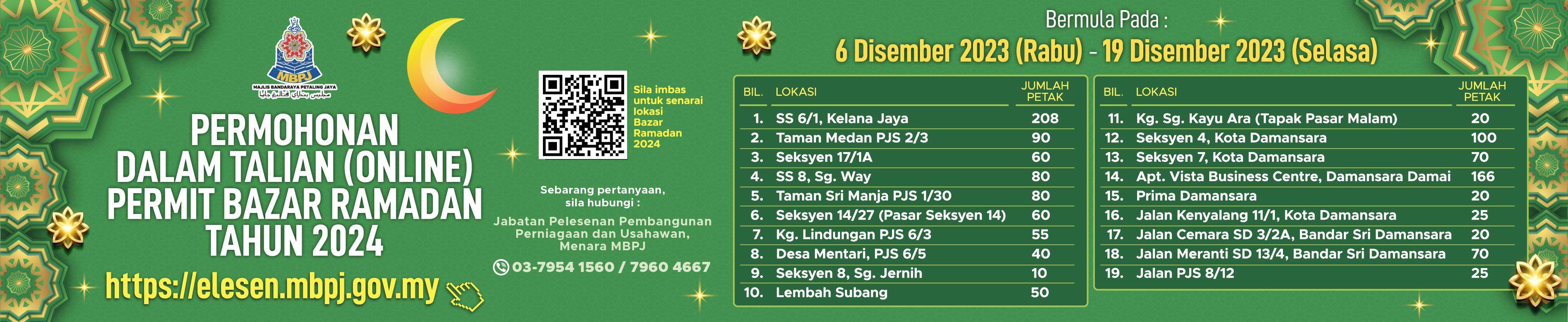 Banner Permit Bazar Ramadan 2024
